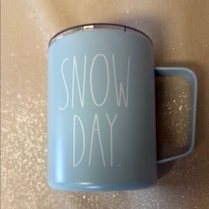 Blue Snow Day Mug by Rae Dunn